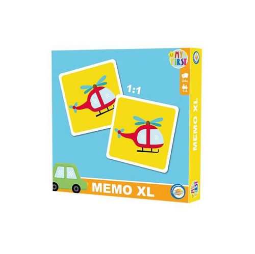 Vehicle Transport memory game XL with 24 pieces