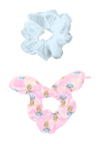 Disney Princess Cinderella Rosy Blush Hair Tie Set 2 pcs