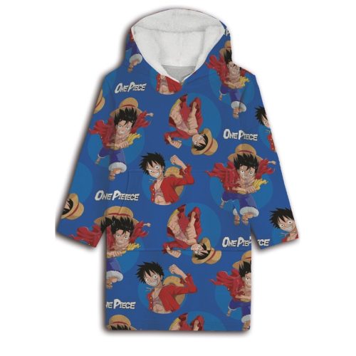 One Piece adult pull-over plush fleece blanket, poncho