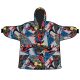 Spiderman fleece blanket poncho