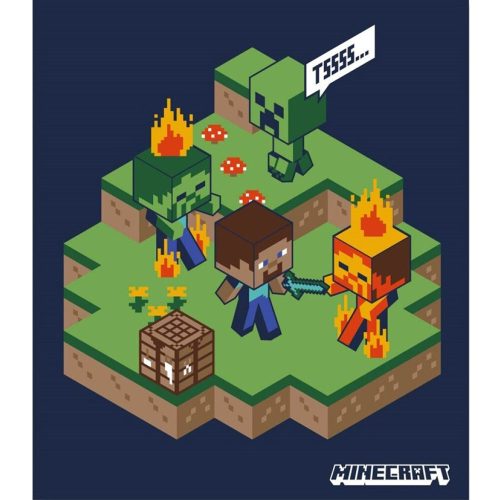 Minecraft fleece blanket 100x140cm