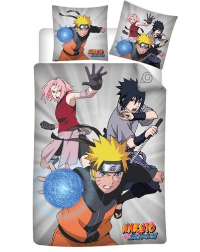 Naruto bedding cover 140×200cm, 63×63 cm microfibre