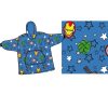 Avengers slip-on plush fleece blanket, poncho