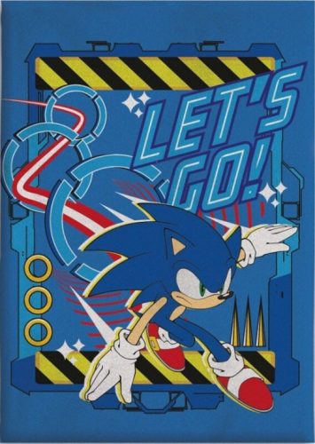 Sonic the Hedgehog Let's Go Sonic the Hedgehog coral fleece blanket 110x150cm