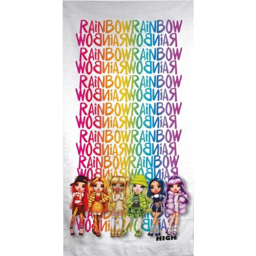 Rainbow High bath towel, beach towel 70x140cm (Fast Dry)