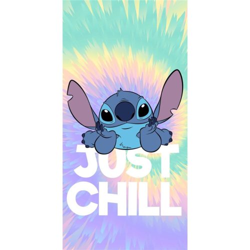 Disney Lilo and Stitch Chill bath towel, beach towel 70x140cm (Fast Dry)