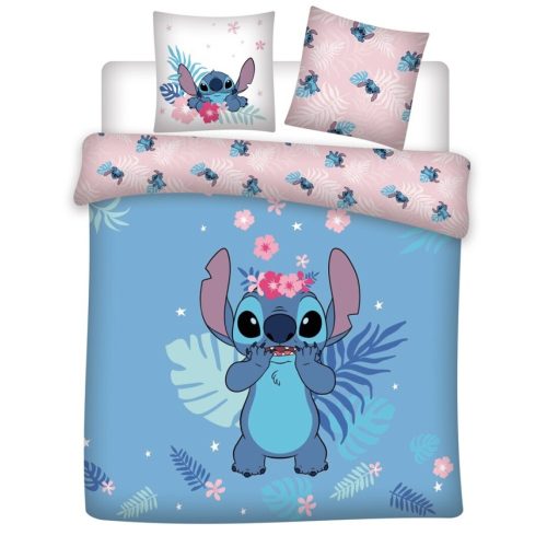 Disney Lilo and Stitch Flowers double, double duvet cover 240x220cm, 65x65 cm