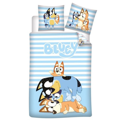 Bluey Stripe bedding cover 140×200cm, 65×65 cm