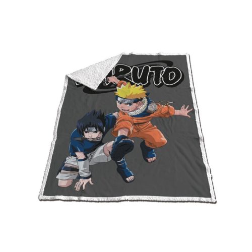 Naruto Sasuke sherpa blanket 120x150cm