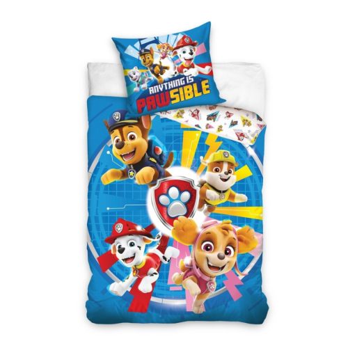 Paw Patrol Pawsible bedding set 140×200cm, 65x65 cm