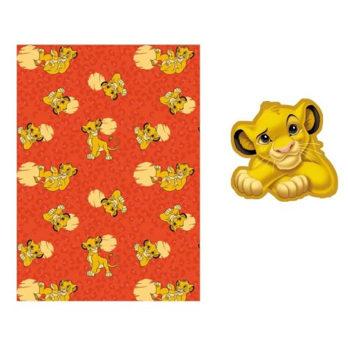 Disney The Lion King fleece blanket and shaped cushion set