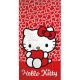 Hello Kitty Hearts bath towel, beach towel 70*140cm (Fast Dry)