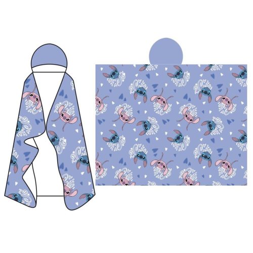 Disney Lilo and Stitch Cutie hooded blanket 120x150cm