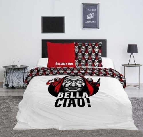 Money Heist Ciao double, double-size bedding set 200×200cm, 65x65 cm