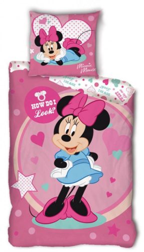 Disney Minnie  Look bedding set 140×200cm, 63×63 cm microfibre