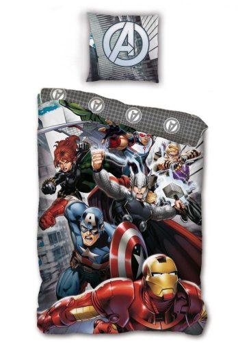 Avengers Action-Packed Avengers bedding set 140×200cm, 63×63 cm microfibre