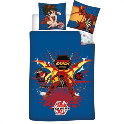 Bakugan  Dragon Battle bedding set 140×200cm, 63×63 cm microfibre