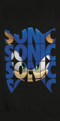 Sonic the Hedgehog Sonic the Hedgehog bath towel, beach towel 70x140cm (Fast Dry)