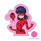 Miraculous Ladybug shape pillow, decorative pillow 29x28 cm