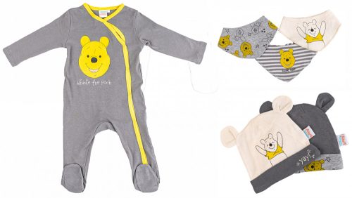 Disney Winnie the Pooh baby romper + hat and bib 6-piece set 86/92 cm