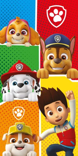 Paw Patrol Colors bath towel, beach towel 70x140cm