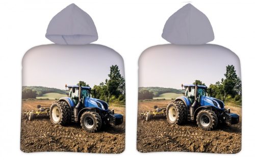 Tractor beach towel poncho 50*100cm