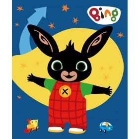 Bing Bunny Hoppity Voosh Fleece Blanket