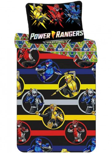 Power Rangers Beast  children's bedding set 100×140cm, 40×45 cm