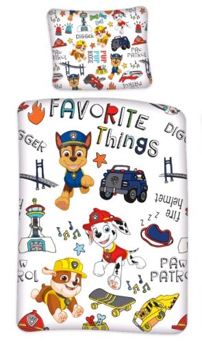 Paw Patrol bedding set 135×200cm, 80×80 cm