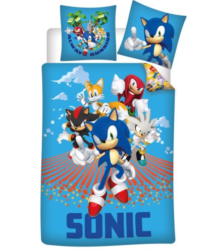 Sonic a sündisznó Always Running Sonic the Hedgehog bedding set 140×200cm, 70×90 cm