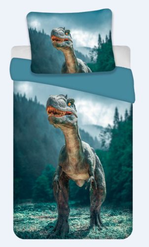 Dinosaur Blue bedding set 140x200 cm, 70x90 cm