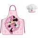 Disney Minnie  Butterfly children's apron 2-piece set