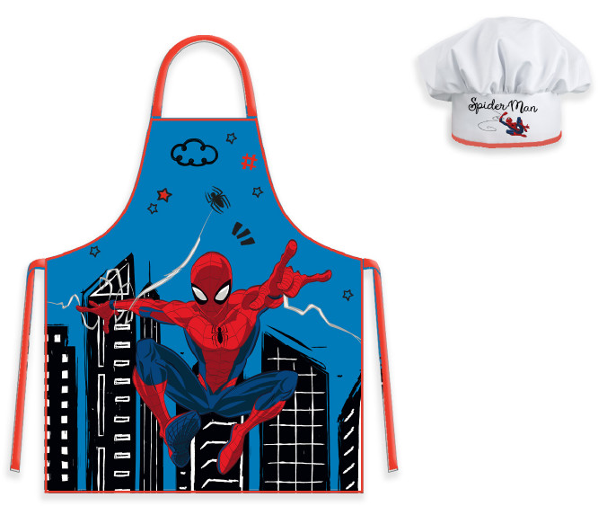 Spiderman City kids apron set of 2 pieces - Javoli Disney Online Store