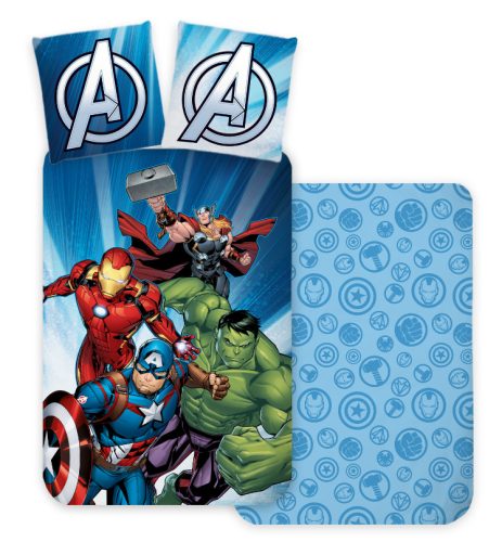 Avengers Power Strike bedding set 140×200cm, 70×90 cm