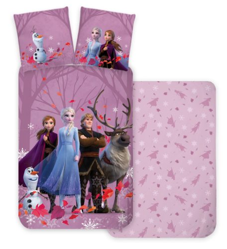 Disney Frozen Purple Autumn bedding set 140×200cm, 70×90 cm