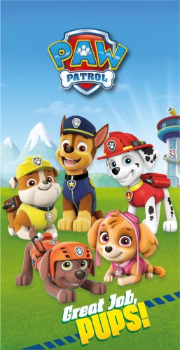 Paw Patrol Great Job bath towel, beach towel 70x140cm