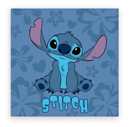 Disney Lilo and Stitch Blue Hibiscus hand towel, face towel, 30x30cm towel