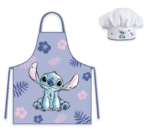 Disney Lilo and Stitch Purple children's apron 2-piece set