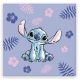 Disney Lilo and Stitch Purple hand towel, face towel, 30x30cm towel