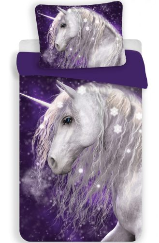 Unicorn Purple bedding set 140×200cm, 70×90 cm