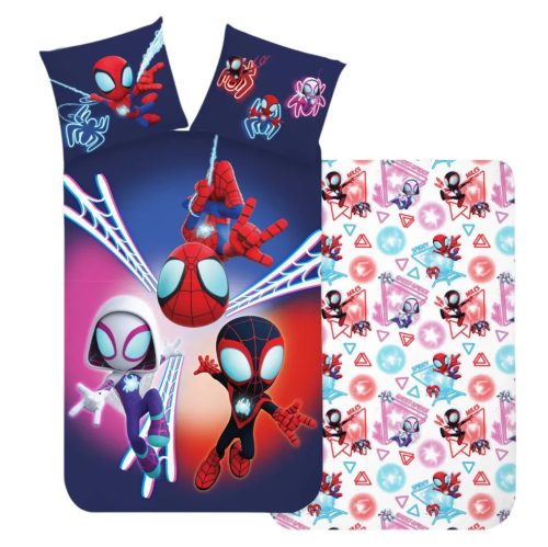 Spiderman Spidey Dark children's duvet cover 100×135 cm, 40×60 cm