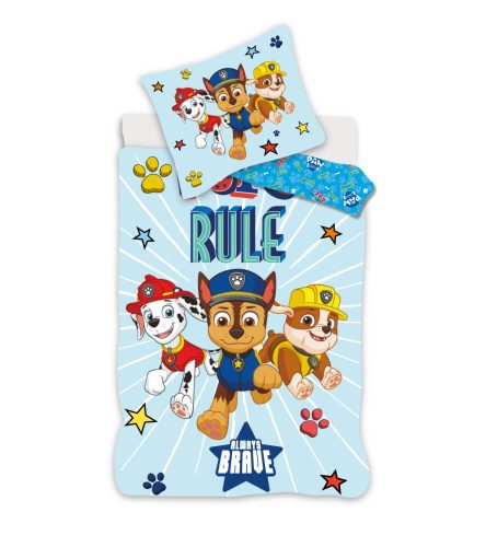 Paw Patrol Brave kids' bed linen set 100×140cm, 40×45 cm