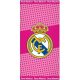 Real Madrid Pink bath towel, beach towel 70x140cm