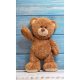 Teddy Bear Blue hand towel face towel, towel 30x50cm