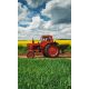 Tractor Field Work hand towel face towel, towel 30x50cm