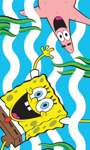 SpongeBob Seaweed  hand and face towel, towel 30x50cm