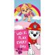 Paw Patrol Work and Play bath towel, beach towel 70x140cm