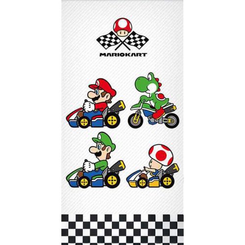 Super Mario Grand Prix bath towel, beach towel 70x140cm