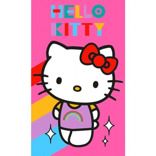 Hello Kitty Rainbow hand towel, face towel, towel 30x50 cm