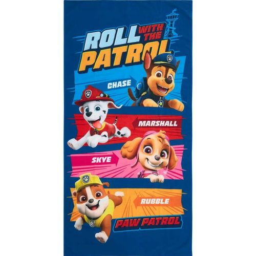 Paw Patrol Roll bath towel, beach towel 70x140cm